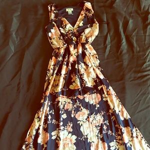 Floral High Low Romper